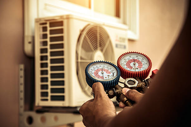 Professional Hvac Installation technician working in Gilcrest, CO